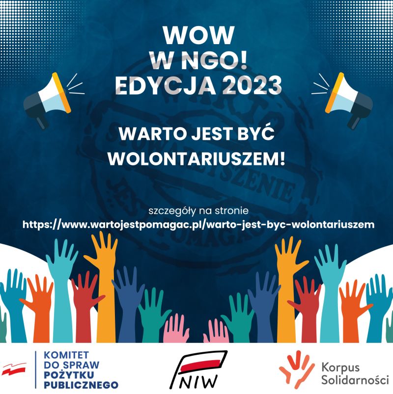 WARTO jest być wolontariuszem!