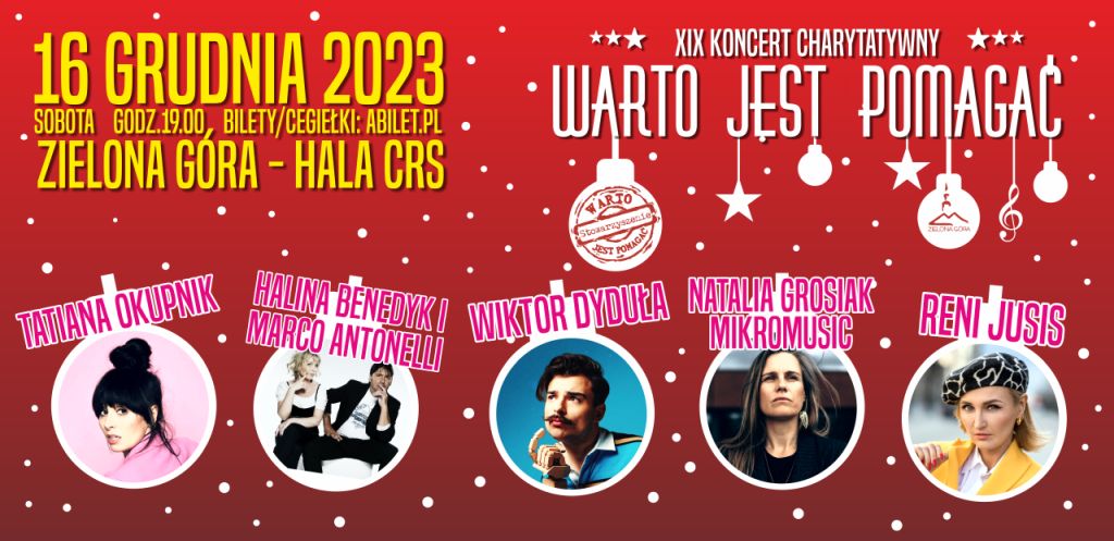 XIX koncert charytatywny "Warto jest pomagać"  